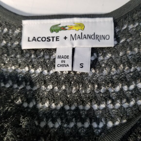 Lacoste brand top, dark green, size S - Picture 10 of 10